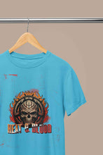 Load image into Gallery viewer, Flaming Skull Women Half Sleeves T-shirt- KidsFashionVilla
