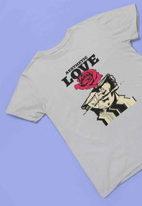 Aesthetic Love Mens Half Sleeves T-shirt- KidsFashionVilla