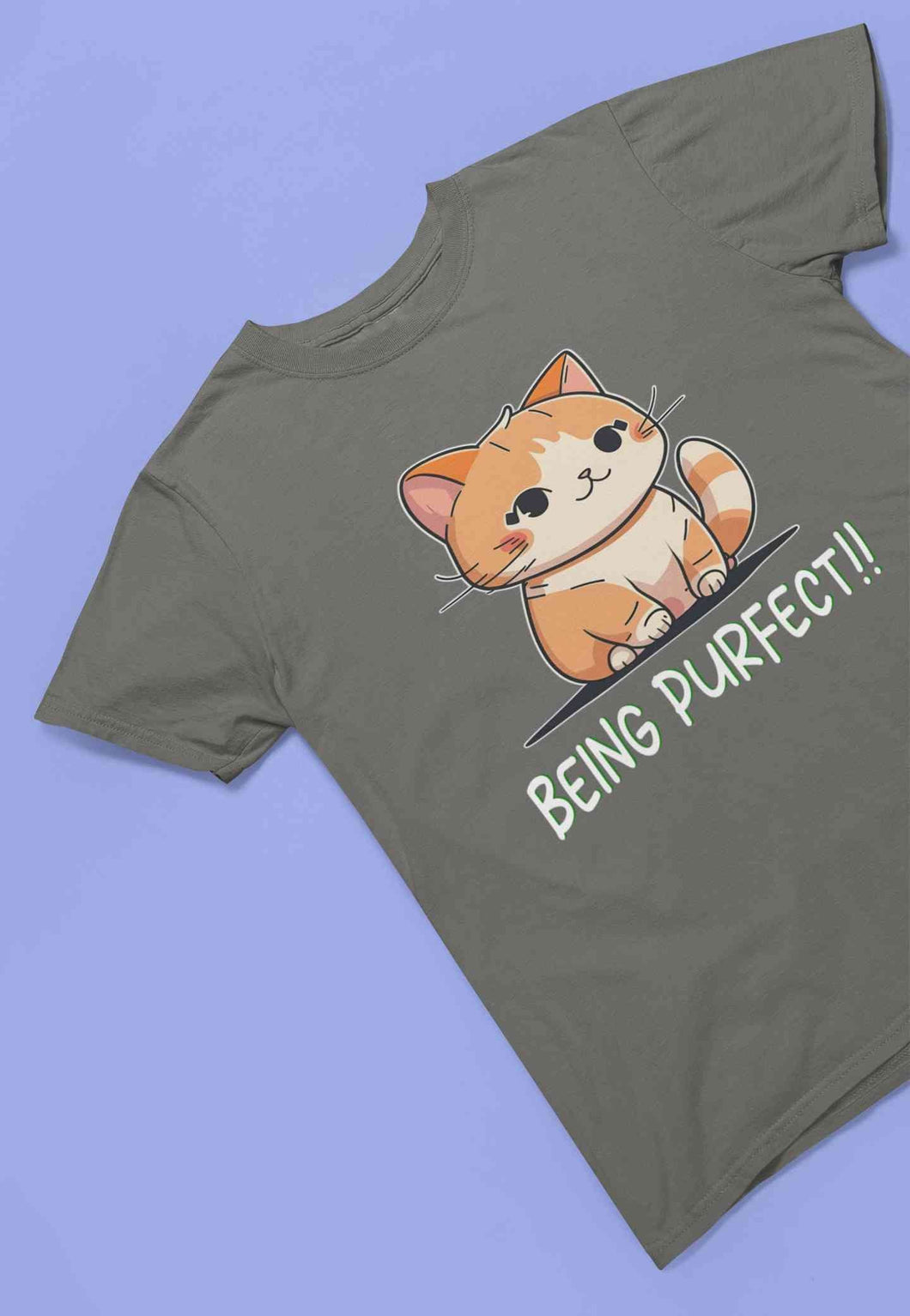 Being Purfect Mens Half Sleeves T-shirt- KidsFashionVilla