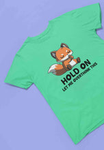 Load image into Gallery viewer, Wise Fox Funny Graphic Mens Half Sleeves T-shirt- KidsFashionVilla
