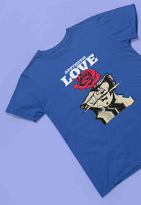Aesthetic Love Mens Half Sleeves T-shirt- KidsFashionVilla