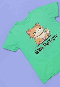 Being Purfect Mens Half Sleeves T-shirt- KidsFashionVilla