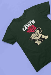 Aesthetic Love Mens Half Sleeves T-shirt- KidsFashionVilla