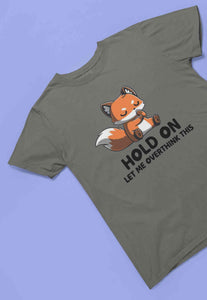 Wise Fox Funny Graphic Mens Half Sleeves T-shirt- KidsFashionVilla