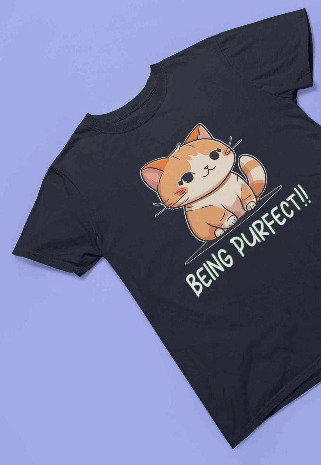 Being Purfect Mens Half Sleeves T-shirt- KidsFashionVilla