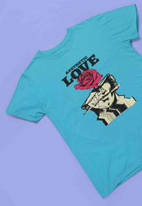 Aesthetic Love Mens Half Sleeves T-shirt- KidsFashionVilla