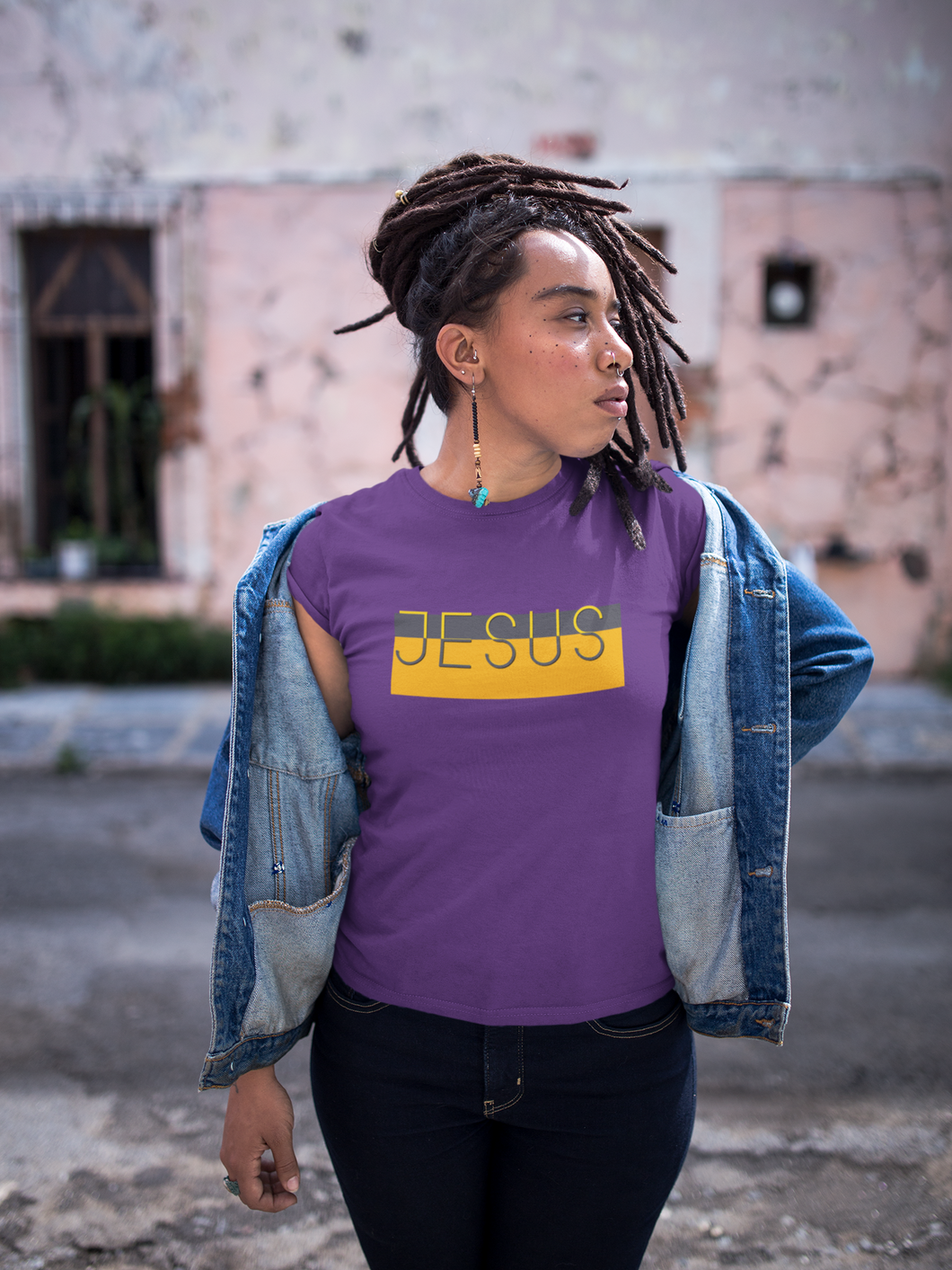 Jesus Women Half Sleeves T-shirt- KidsFashionVilla