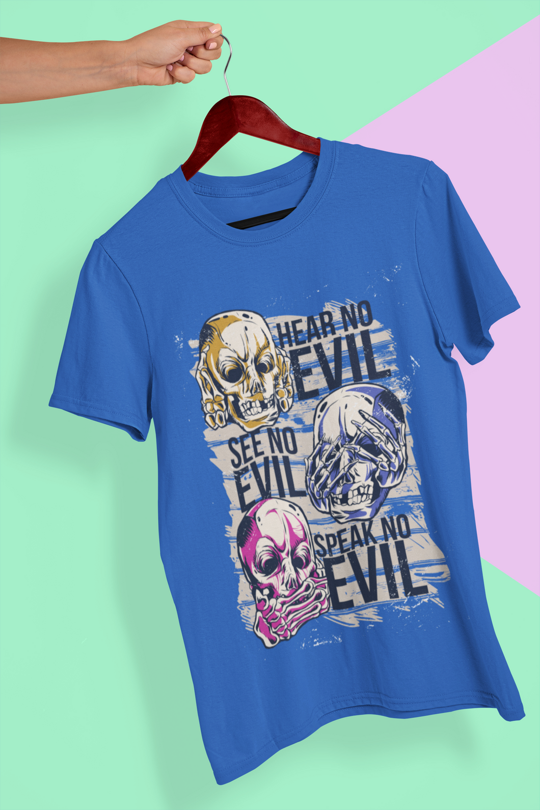 Hear No Evil Mens Half Sleeves T-shirt- KidsFashionVilla