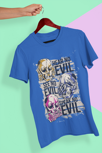 Hear No Evil Women Half Sleeves T-shirt- KidsFashionVilla