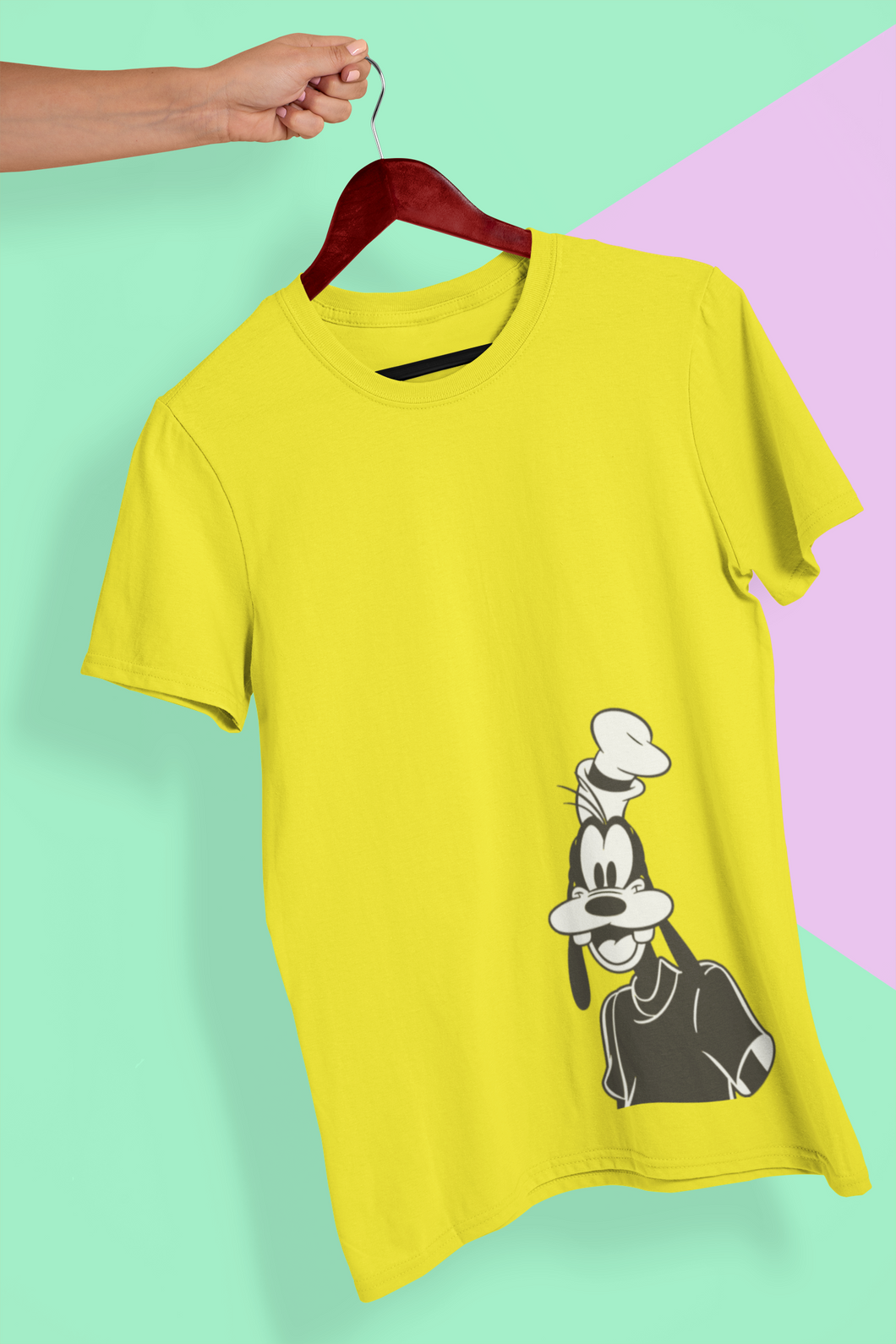 Happy Goffy Mens Half Sleeves T-shirt- KidsFashionVilla