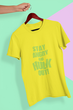 Load image into Gallery viewer, Hulk Out Women Half Sleeves T-shirt- KidsFashionVilla
