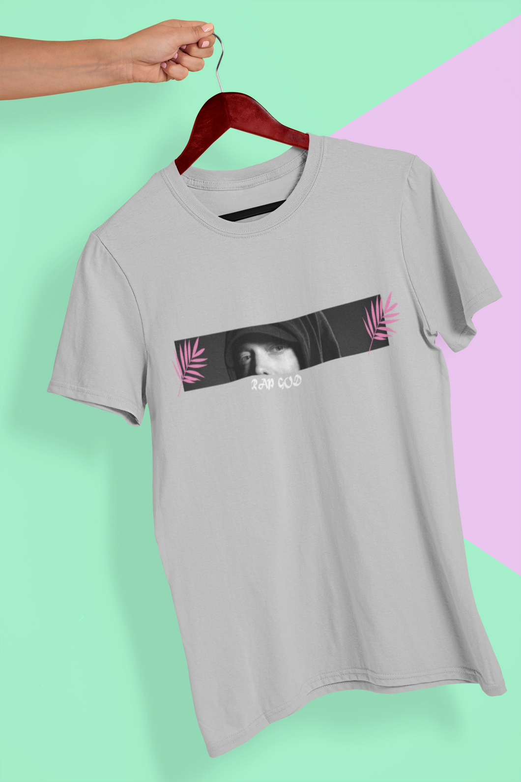 Eminem Rap God Minimal Women Half Sleeves T-shirt- KidsFashionVilla
