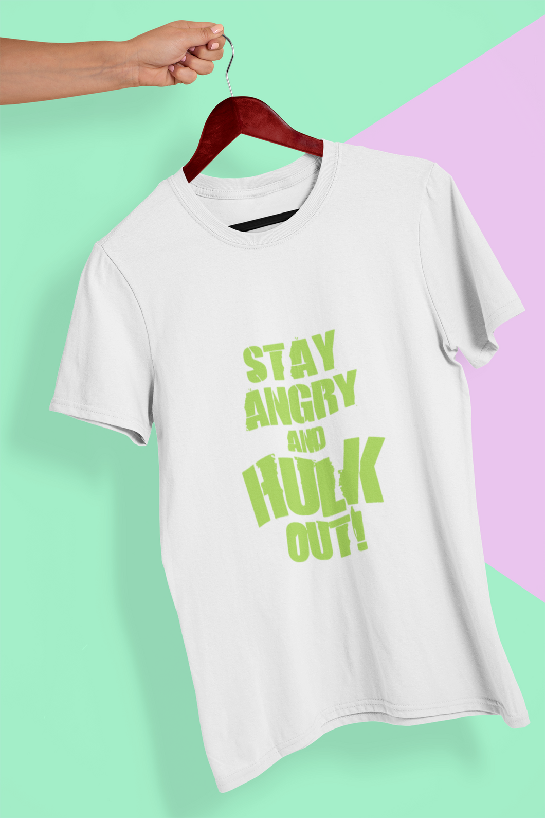 Hulk Out Women Half Sleeves T-shirt- KidsFashionVilla