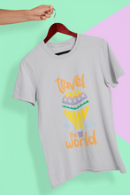 Load image into Gallery viewer, Travel The World Women Half Sleeves T-shirt- KidsFashionVilla
