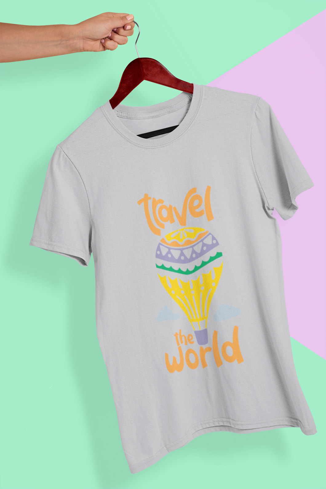 Travel The World Women Half Sleeves T-shirt- KidsFashionVilla