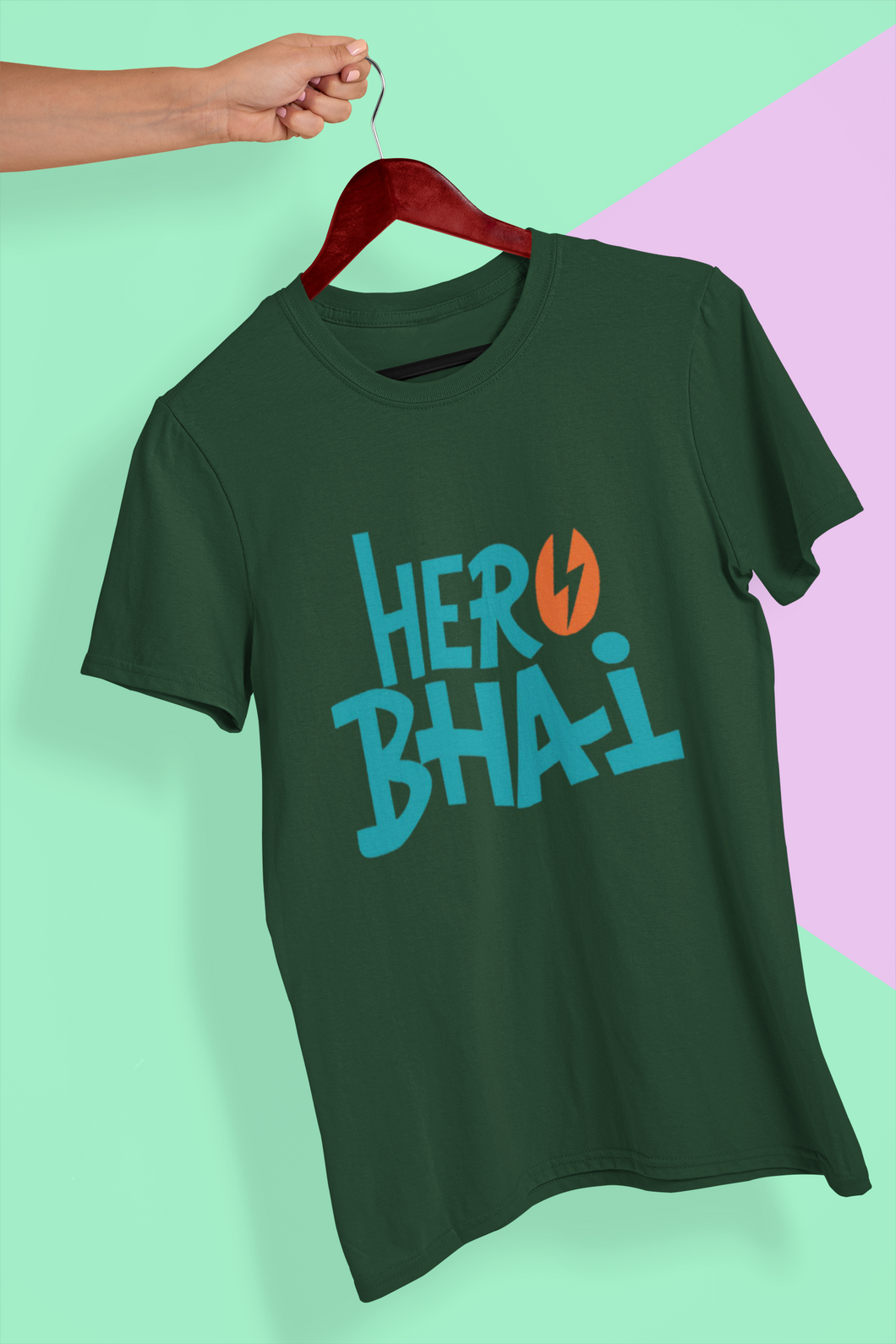 Hero Bhai Mens Half Sleeves T-shirt- KidsFashionVilla