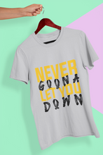 Load image into Gallery viewer, Never let You Down Women Half Sleeves T-shirt- KidsFashionVilla
