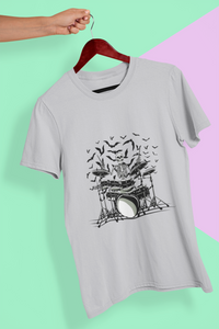 Skull Women Half Sleeves T-shirt- KidsFashionVilla