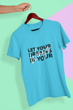 Load image into Gallery viewer, Let Your Dream Be Your Wings Women Half Sleeves T-shirt- KidsFashionVilla
