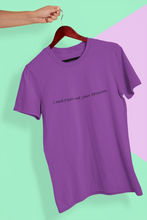 Load image into Gallery viewer, I need pizza not your opinion Minimal Women Half Sleeves T-shirt- KidsFashionVilla

