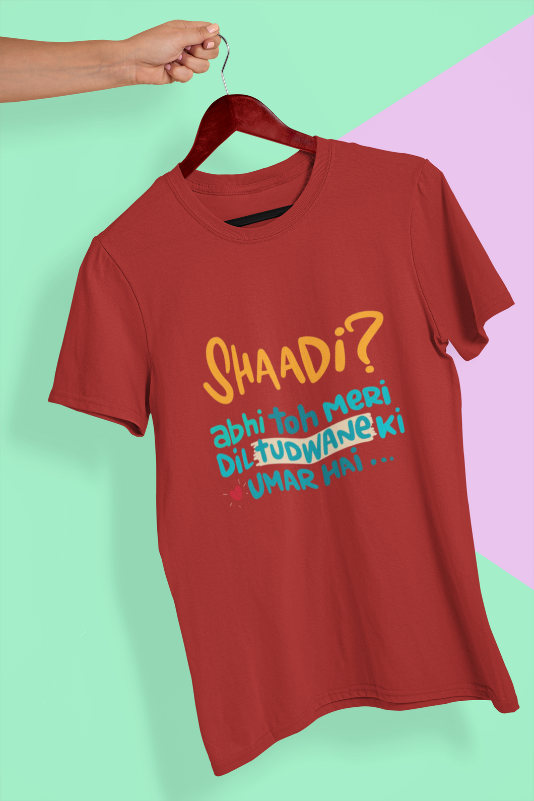 Shaadi Mens Half Sleeves T-shirt- KidsFashionVilla