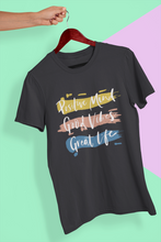 Load image into Gallery viewer, Good Vibes Women Half Sleeves T-shirt- KidsFashionVilla
