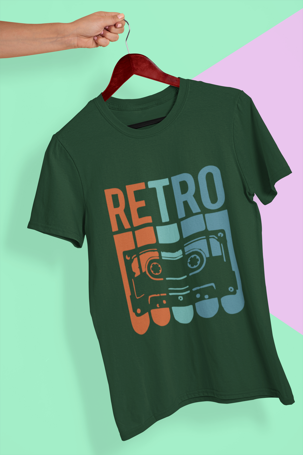 Retro Women Half Sleeves T-shirt- KidsFashionVilla