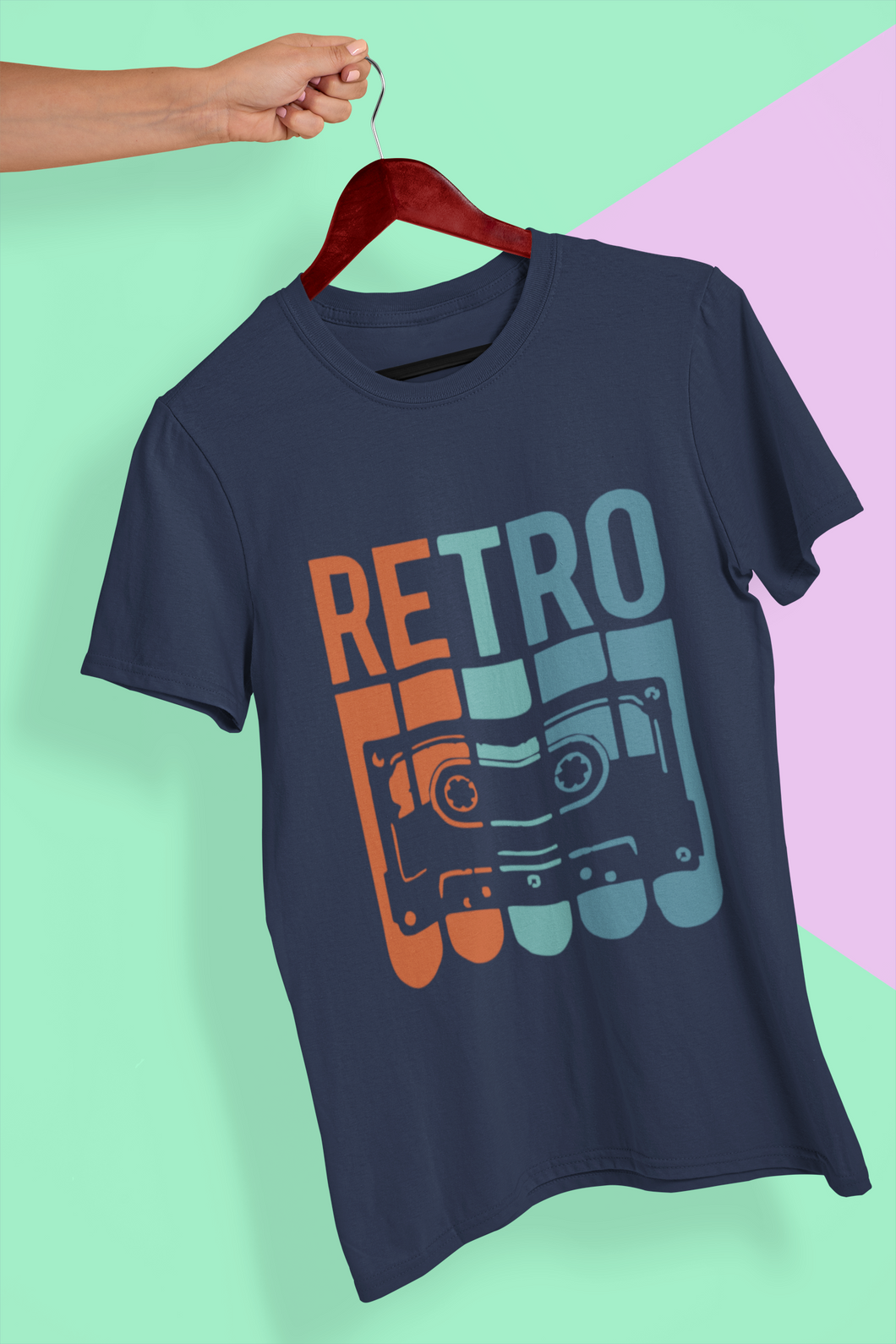 Retro Women Half Sleeves T-shirt- KidsFashionVilla