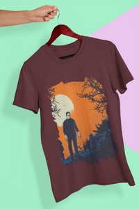 Frankenstein Women Half Sleeves T-shirt- KidsFashionVilla