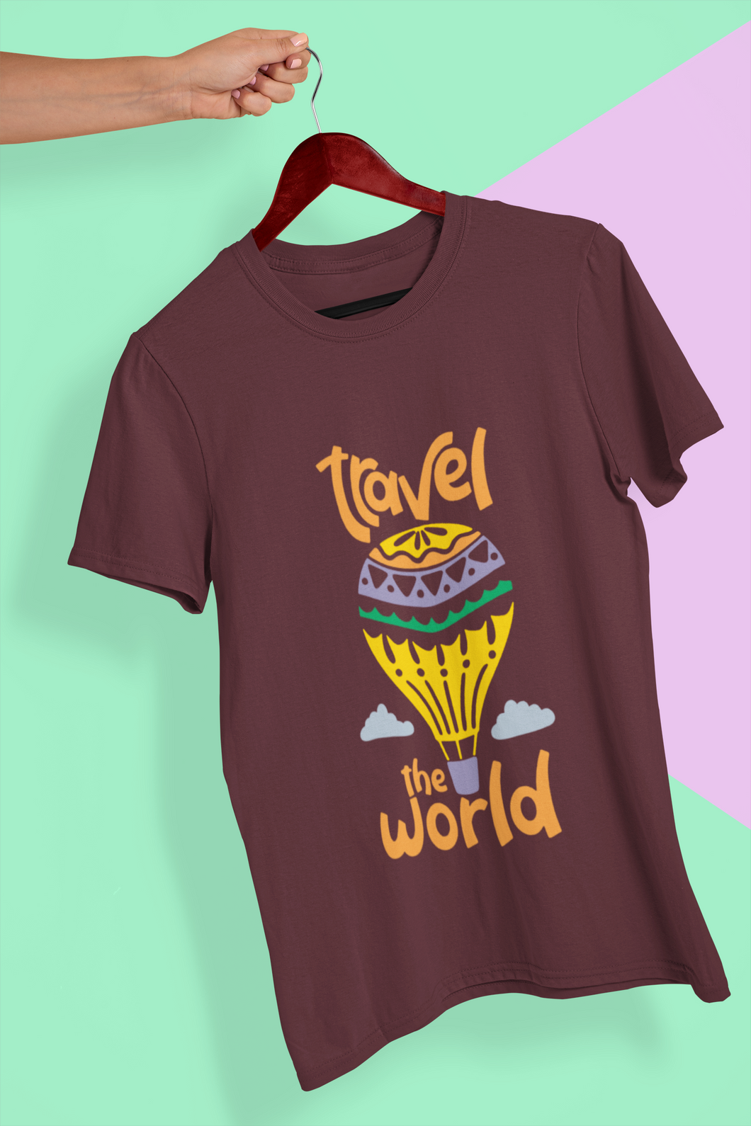 Travel The World Women Half Sleeves T-shirt- KidsFashionVilla