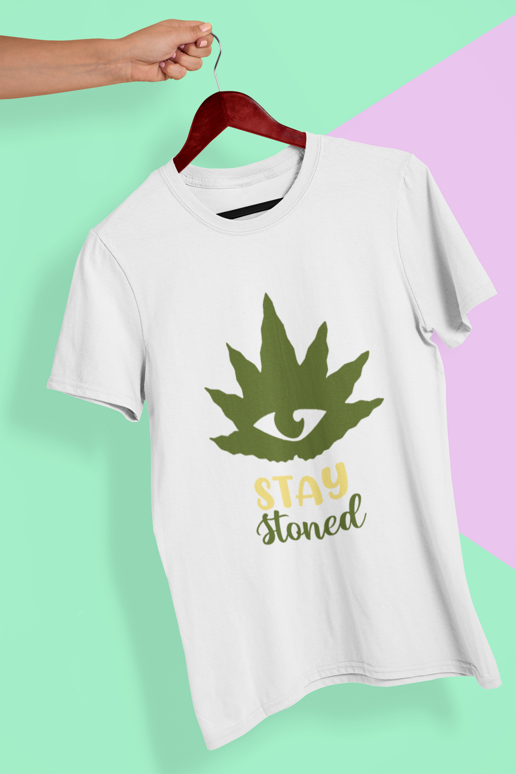 Stay Stoned Mens Half Sleeves T-shirt- KidsFashionVilla
