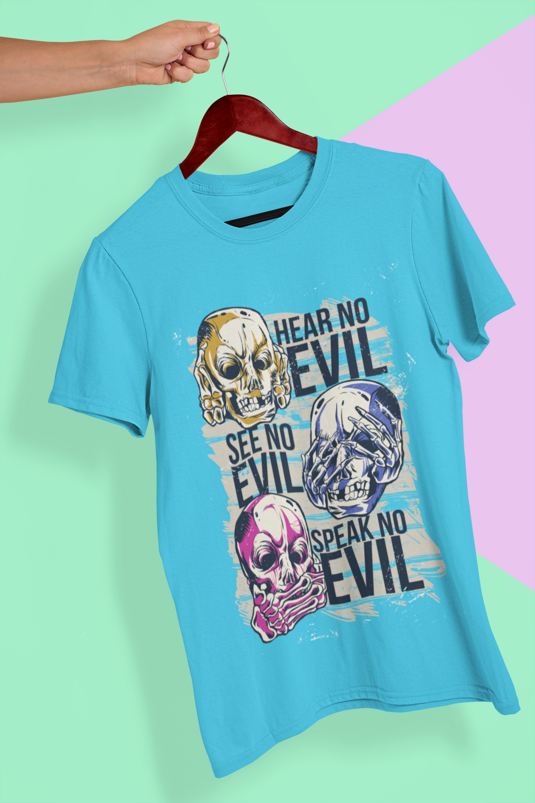 Hear No Evil Women Half Sleeves T-shirt- KidsFashionVilla