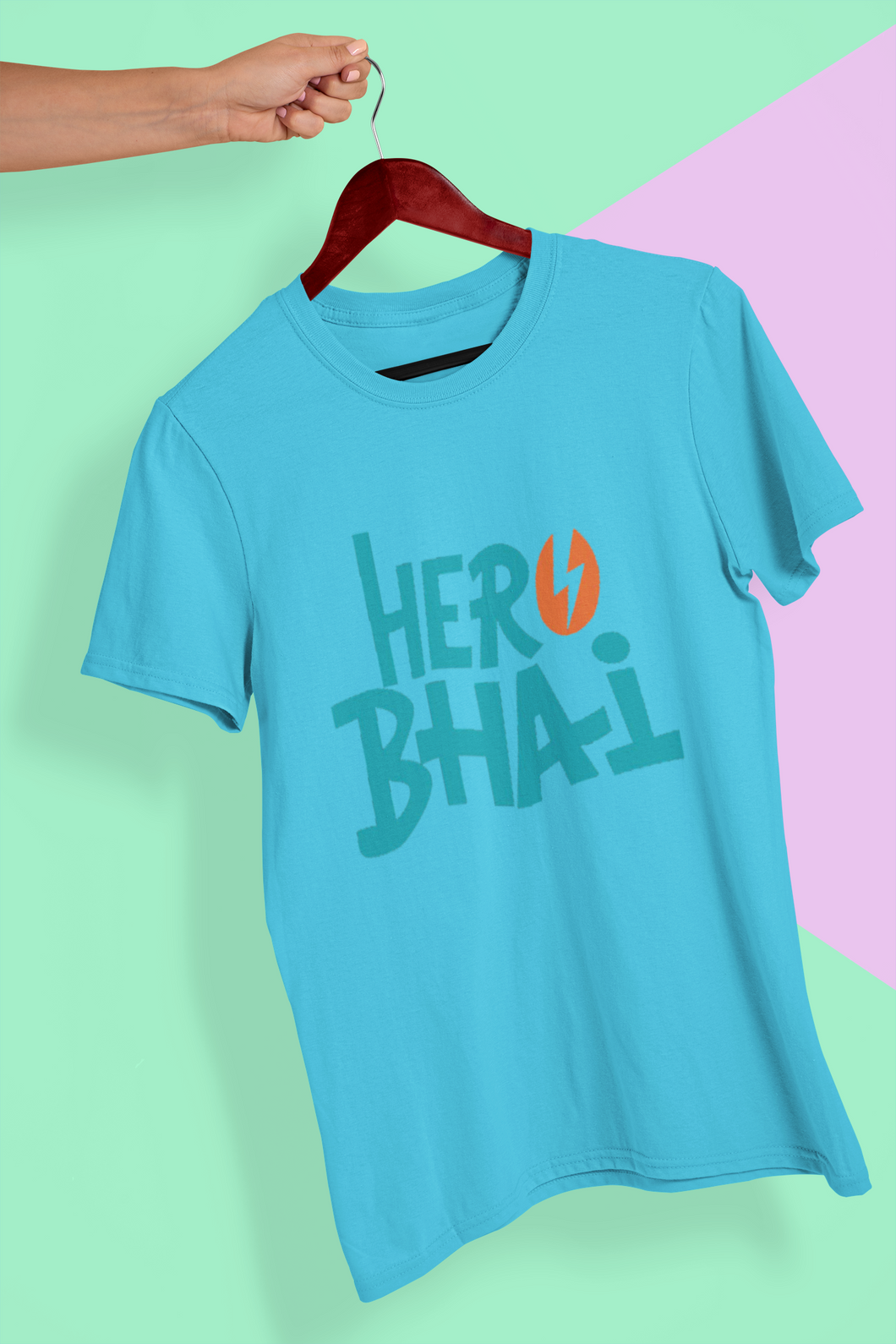 Hero Bhai Mens Half Sleeves T-shirt- KidsFashionVilla