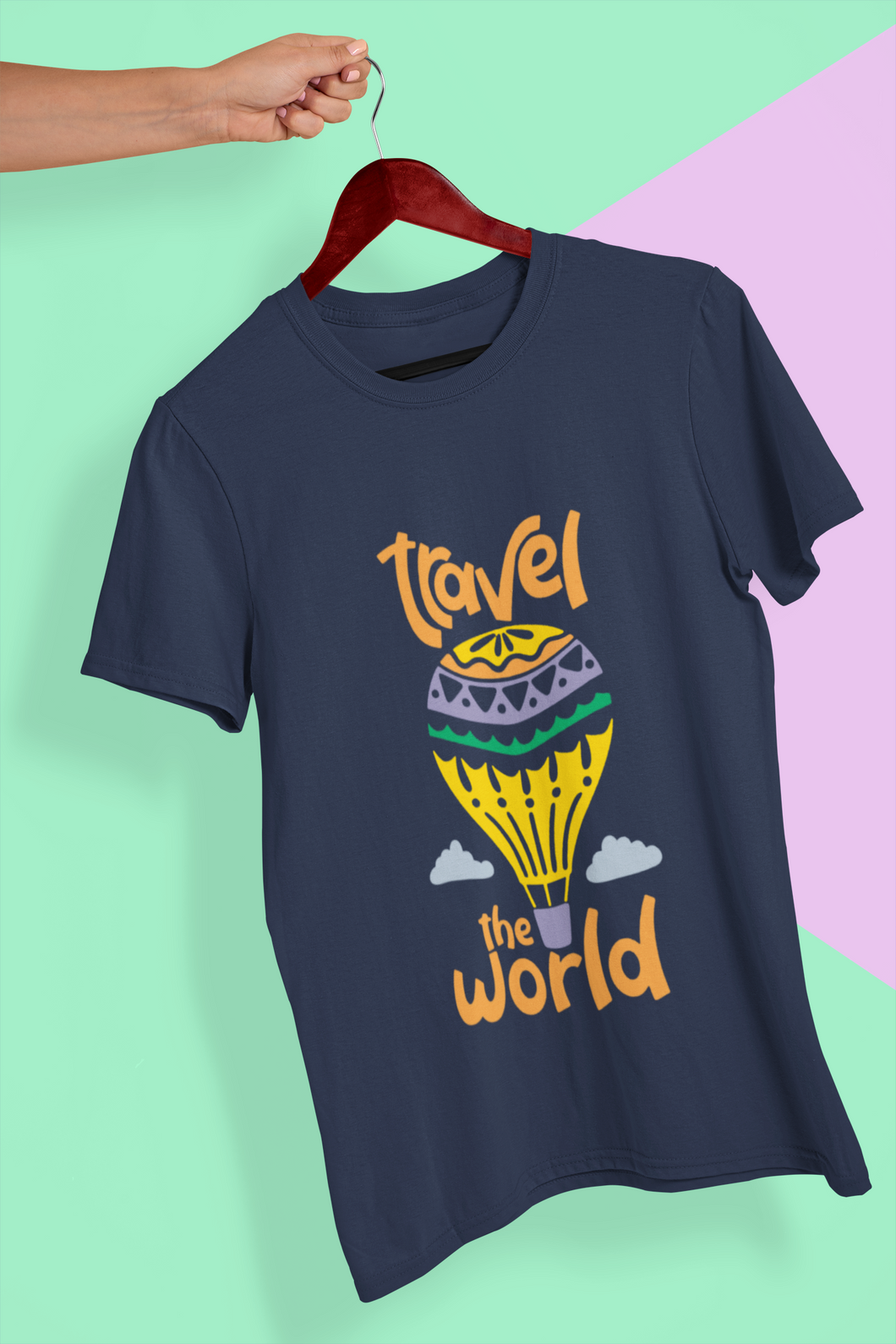 Travel The World Women Half Sleeves T-shirt- KidsFashionVilla