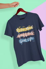 Load image into Gallery viewer, Good Vibes Women Half Sleeves T-shirt- KidsFashionVilla
