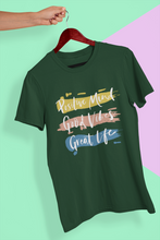 Load image into Gallery viewer, Good Vibes Women Half Sleeves T-shirt- KidsFashionVilla
