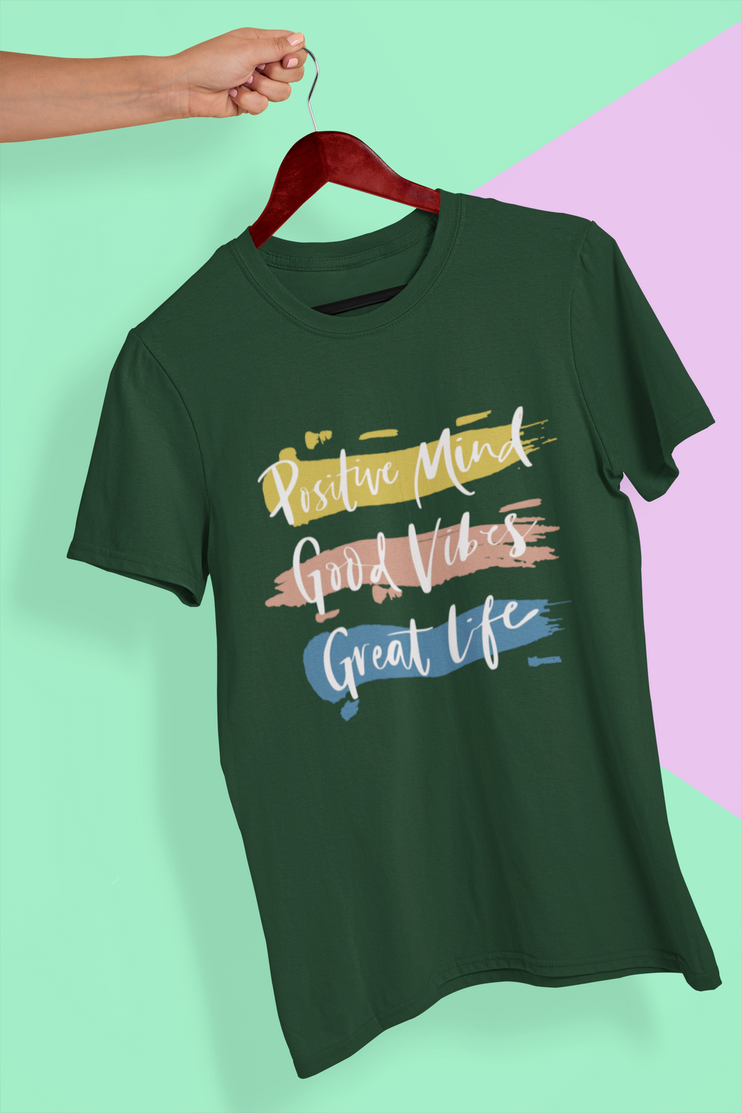 Good Vibes Women Half Sleeves T-shirt- KidsFashionVilla