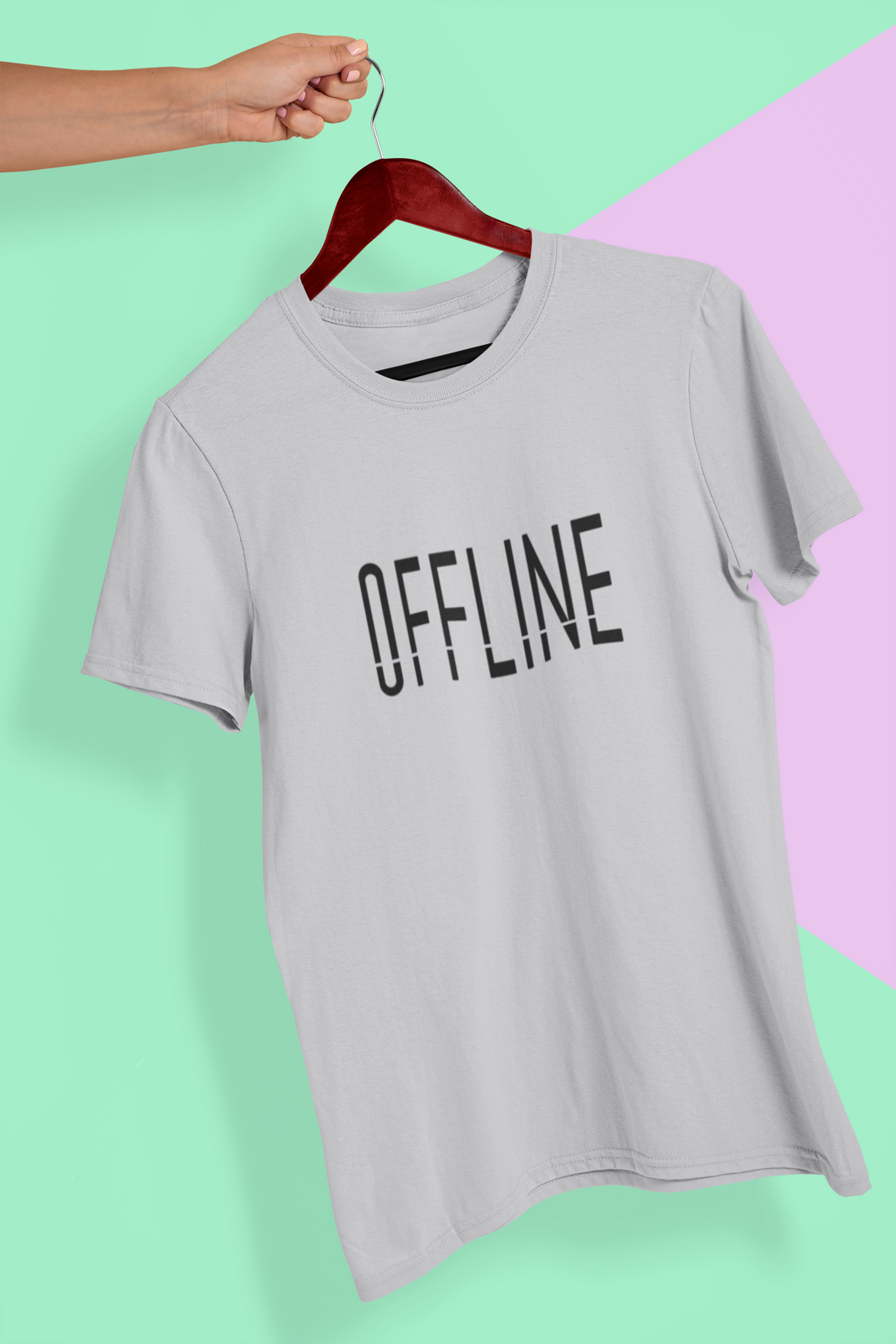 Offline Women Half Sleeves T-shirt- KidsFashionVilla