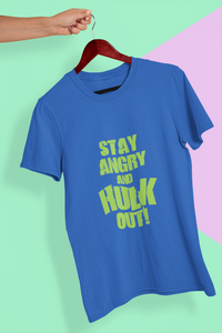 Hulk Out Women Half Sleeves T-shirt- KidsFashionVilla