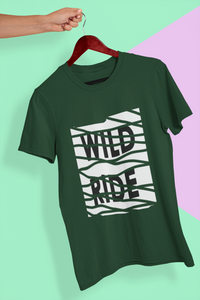 Wild Life Mens Half Sleeves T-shirt- KidsFashionVilla