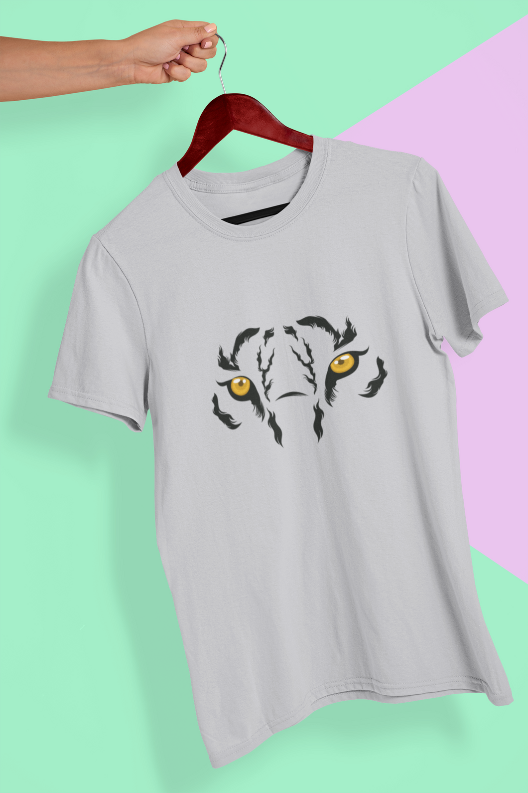 Tiger Women Half Sleeves T-shirt- KidsFashionVilla