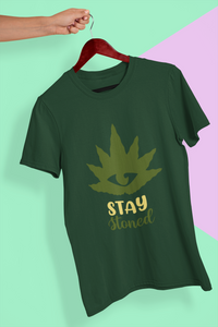 Stay Stoned Mens Half Sleeves T-shirt- KidsFashionVilla