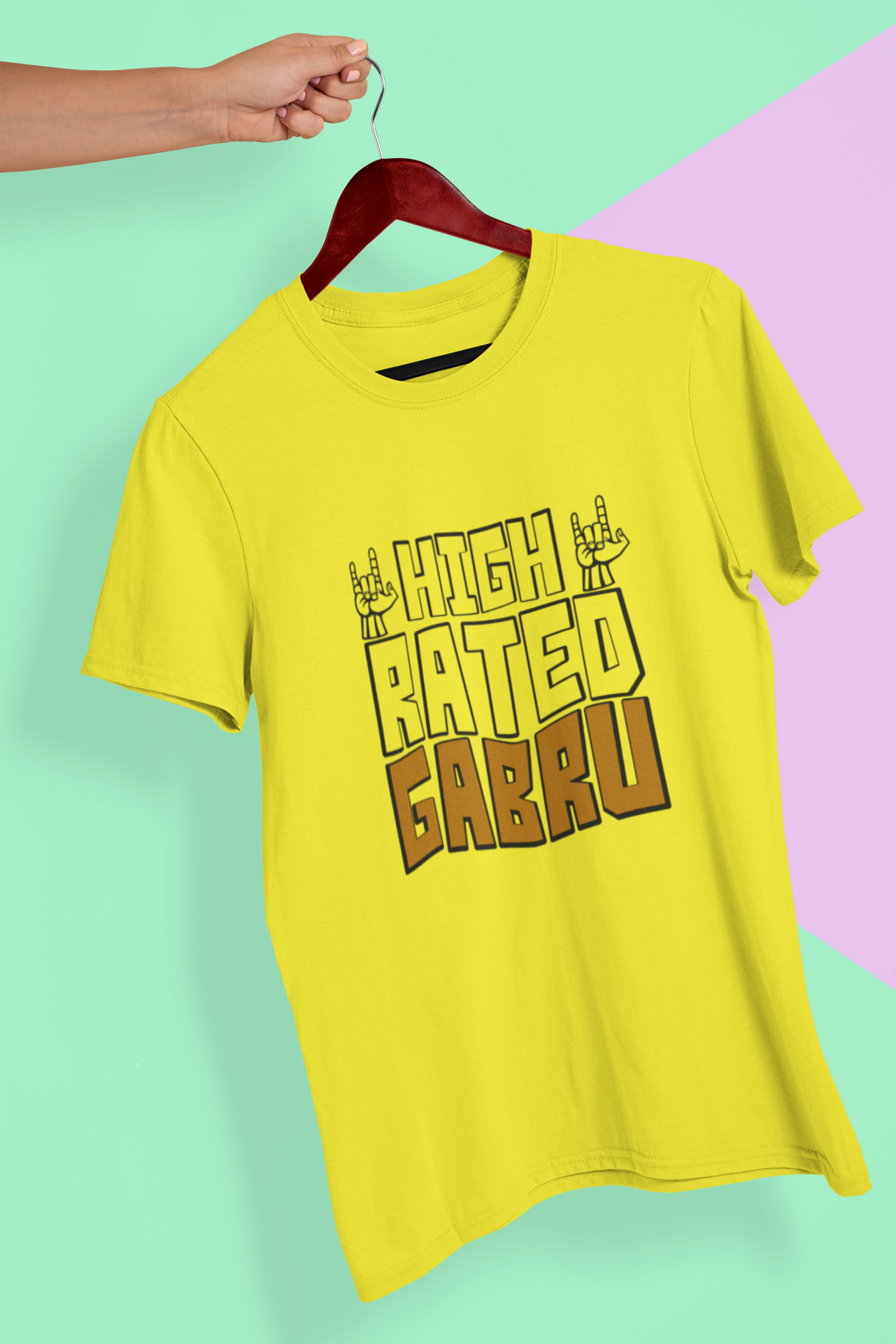 High Rated Gabru Desi Mens Half Sleeves T-shirt- KidsFashionVilla