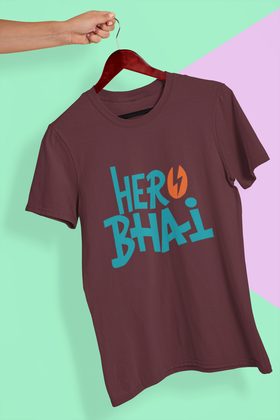 Hero Bhai Mens Half Sleeves T-shirt- KidsFashionVilla