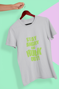 Hulk Out Women Half Sleeves T-shirt- KidsFashionVilla