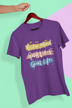 Load image into Gallery viewer, Good Vibes Women Half Sleeves T-shirt- KidsFashionVilla
