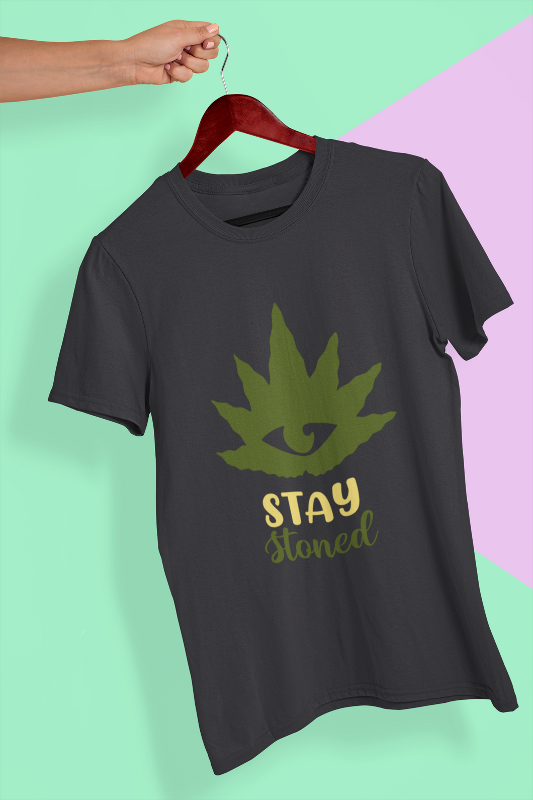 Stay Stoned Mens Half Sleeves T-shirt- KidsFashionVilla