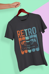 Retro Mens Half Sleeves T-shirt- KidsFashionVilla