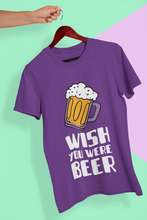 Load image into Gallery viewer, Wish You Were Beer Women Half Sleeves T-shirt- KidsFashionVilla

