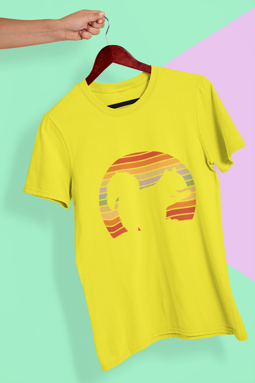 Retro Squirrel Women Half Sleeves T-shirt- KidsFashionVilla
